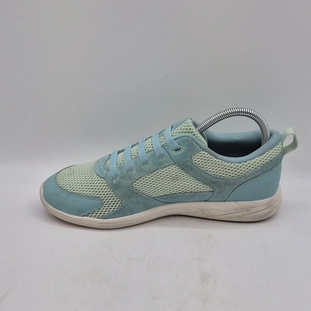 Vionic Zesta Shoes Womens Size 8.5 Blue Mesh Suede Athletic‎ Sneakers Comfort 39